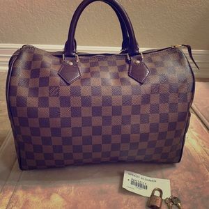 Louis Vuitton Speedy 30 Damier Ebene